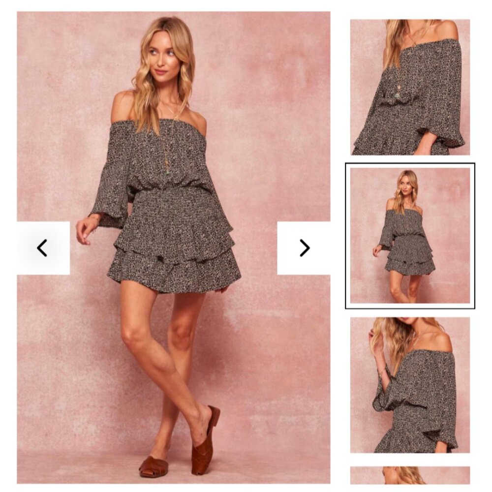 Off the shoulder romper